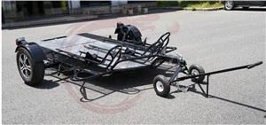 Dubbel motorcykel släpvagn